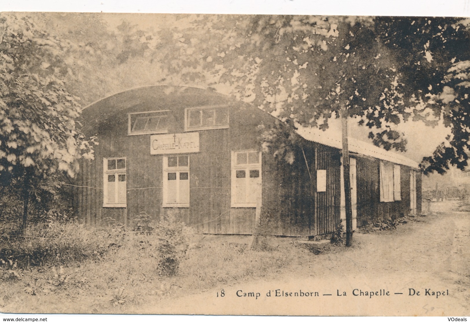 CPA - Belgique - Camp D'Elsenborn - La Chapelle - Elsenborn (Kamp)