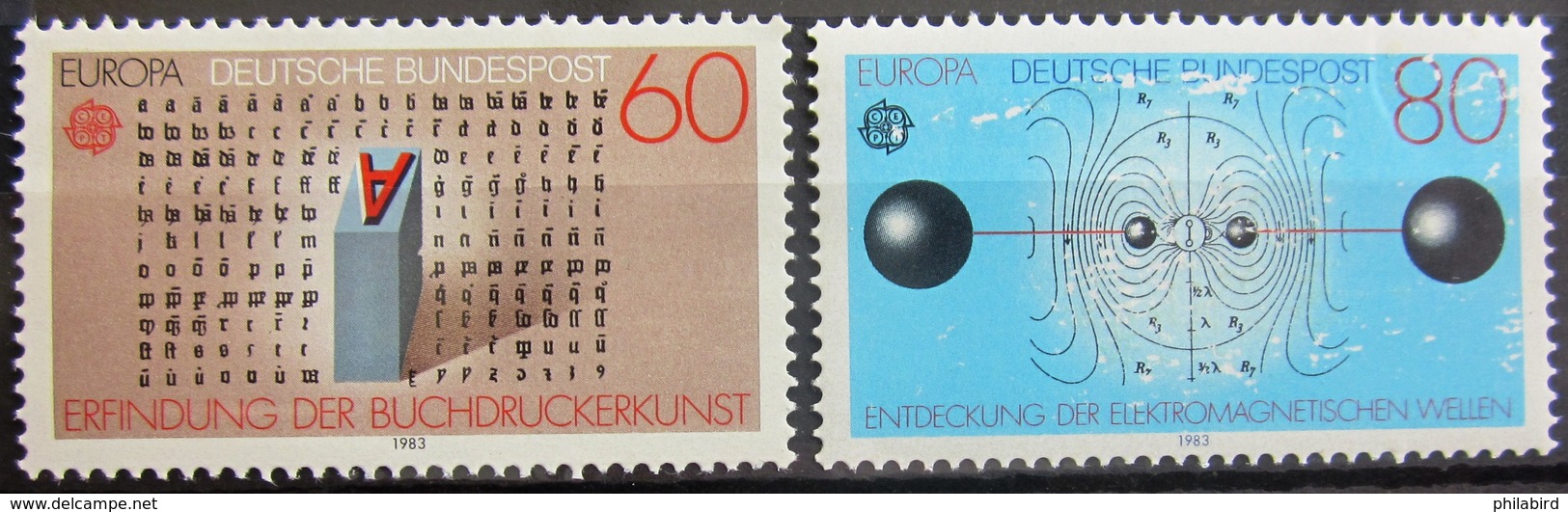 EUROPA            Année 1983         ALLEMAGNE          N° 1007/1008            NEUF** - 1983