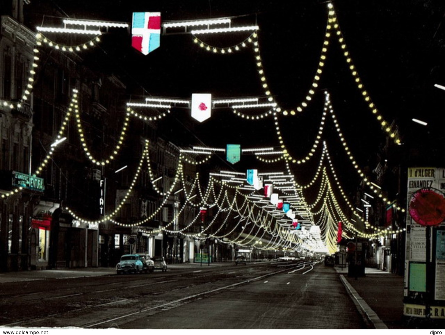 Bruxelles 1958  Les Feeries Lumineuses   8 Boulevard Maurice Lemonnier - Brussels By Night