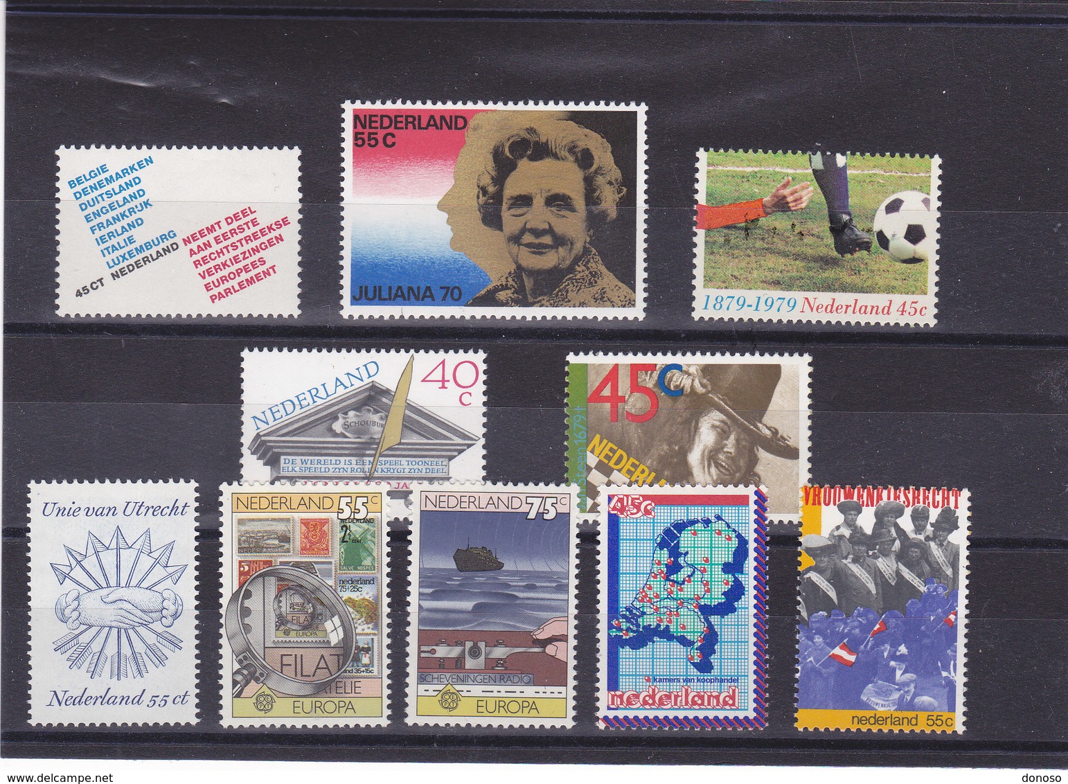 PAYS BAS 1979 Yvert 1103 + 1105-1106 + 1111-1117 NEUF** MNH - Unused Stamps