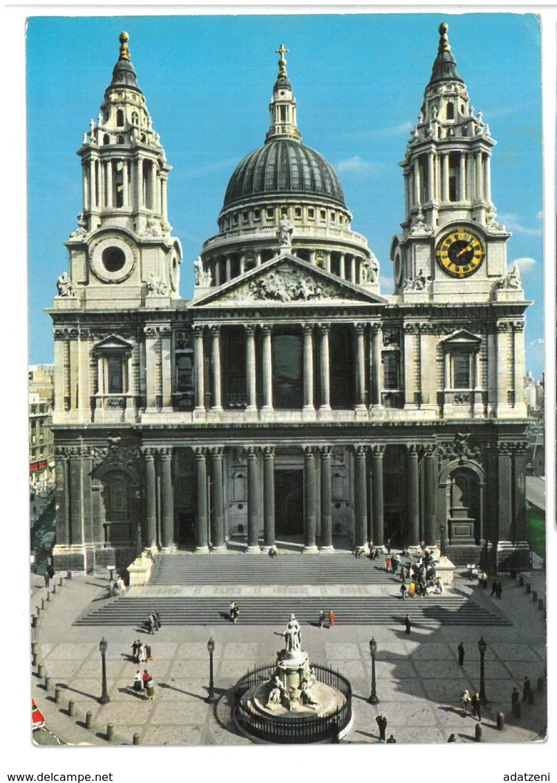 Inghilterra England London St. Paul’s Cathedral Viaggiata 1964 Condizioni Come Da Scansione - Altri & Non Classificati