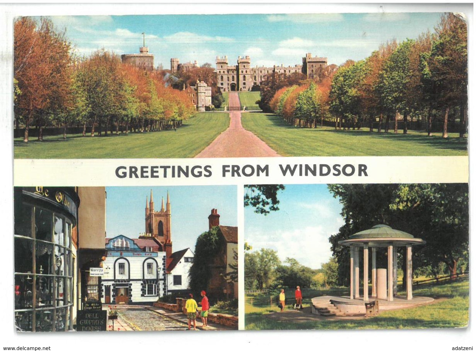 Inghilterra England Greetings From Windsor Non Viaggiata Condizioni Come Da Scansione - Altri & Non Classificati