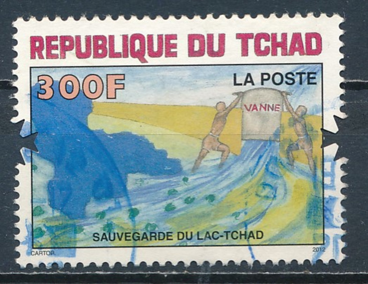 °°° CIAD TCHAD - SALVAGUARDIA DEL LAGO - 2012 °°° - Ciad (1960-...)