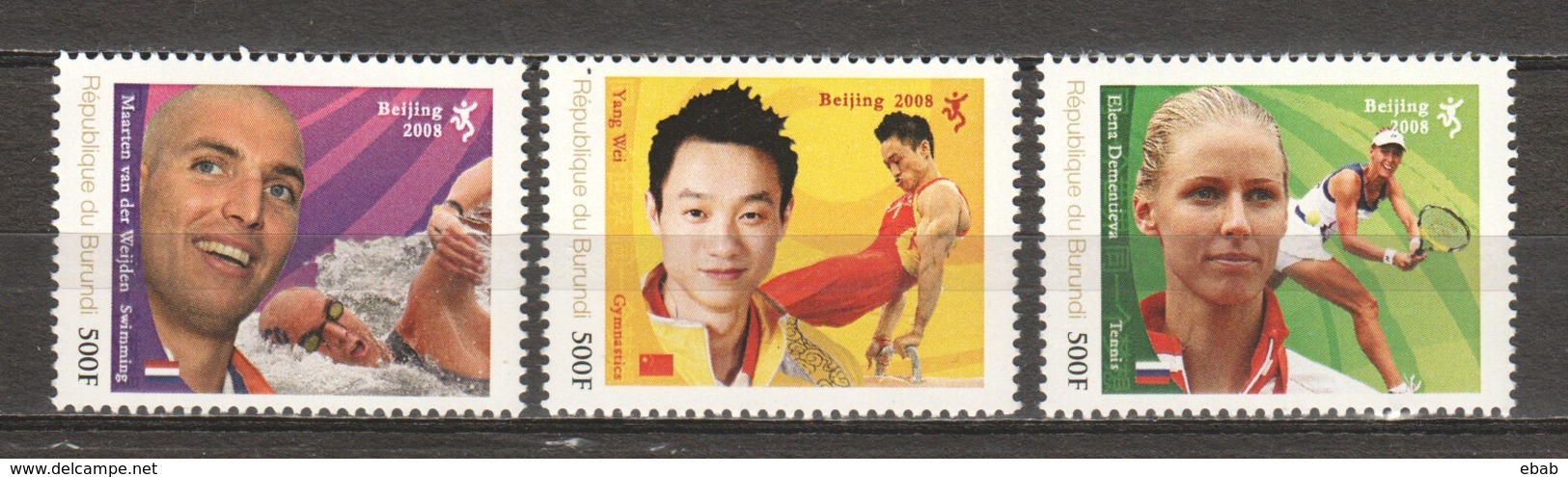 Burundi - MNH Set SUMMER OLYMPICS BEIJING 2008 - Zomer 2008: Peking