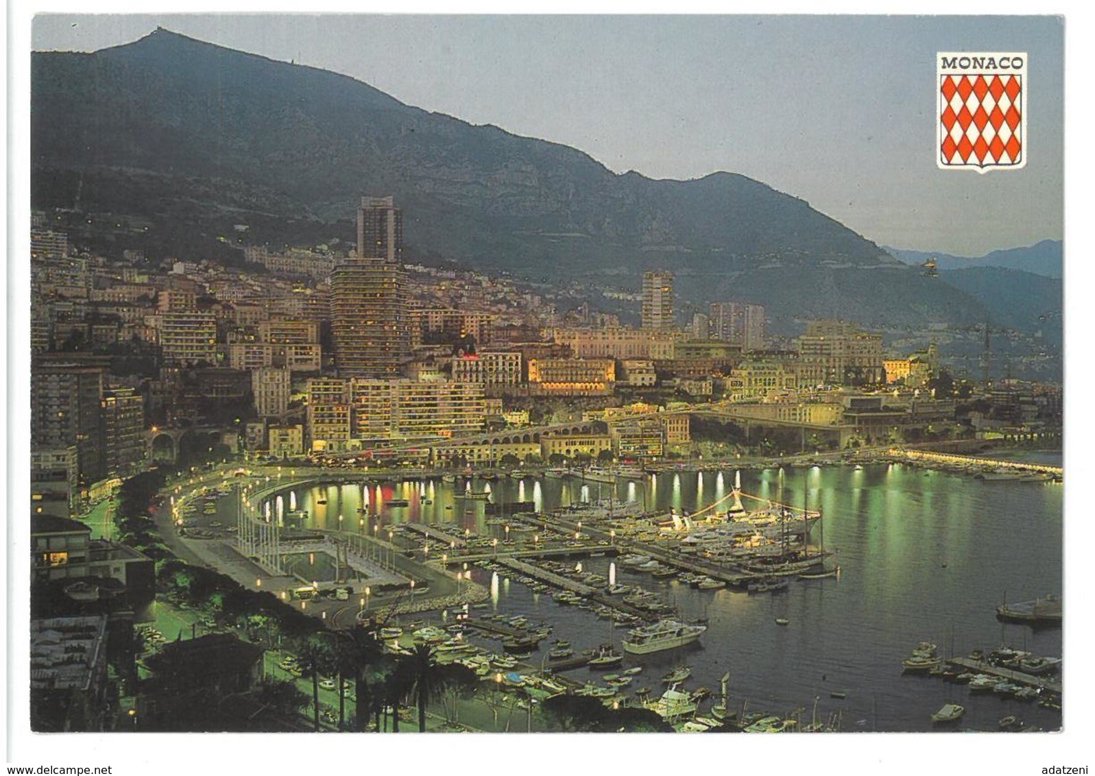 Francia France Montecarlo Monaco Notturno Non Viaggiata Condizioni Come Da Scansione - Monte-Carlo