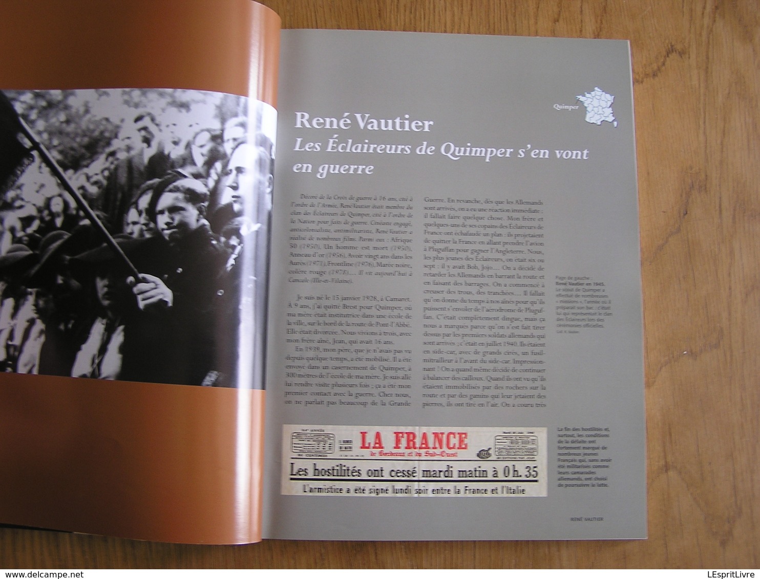 DES ENFANTS DANS LA RESISTANCE 1939 1945 Guerre 40 45 Armée Secrète Maquis SAS Vercors Vabre Réseau Scout Quimper