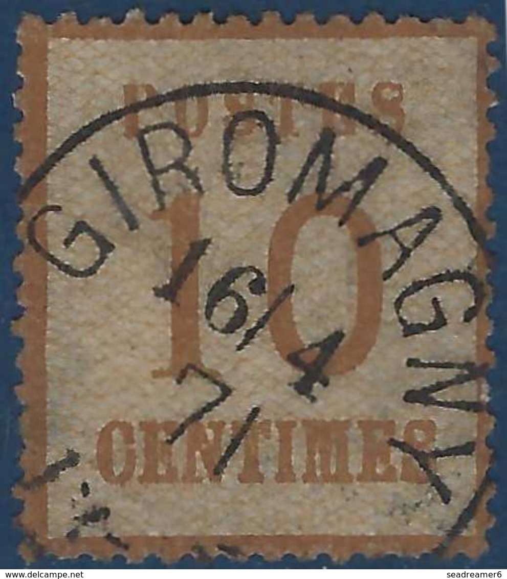 FRANCE Alsace Lorraine N°5 10c Dateur Allemand De Giromagny RR - Altri & Non Classificati