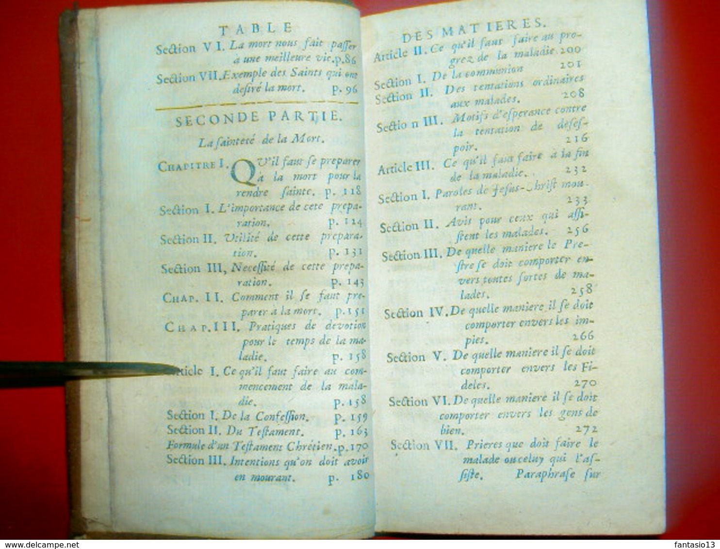 La Douce et Sainte Mort par Jean Crasset  A Lyon par la Société  1691