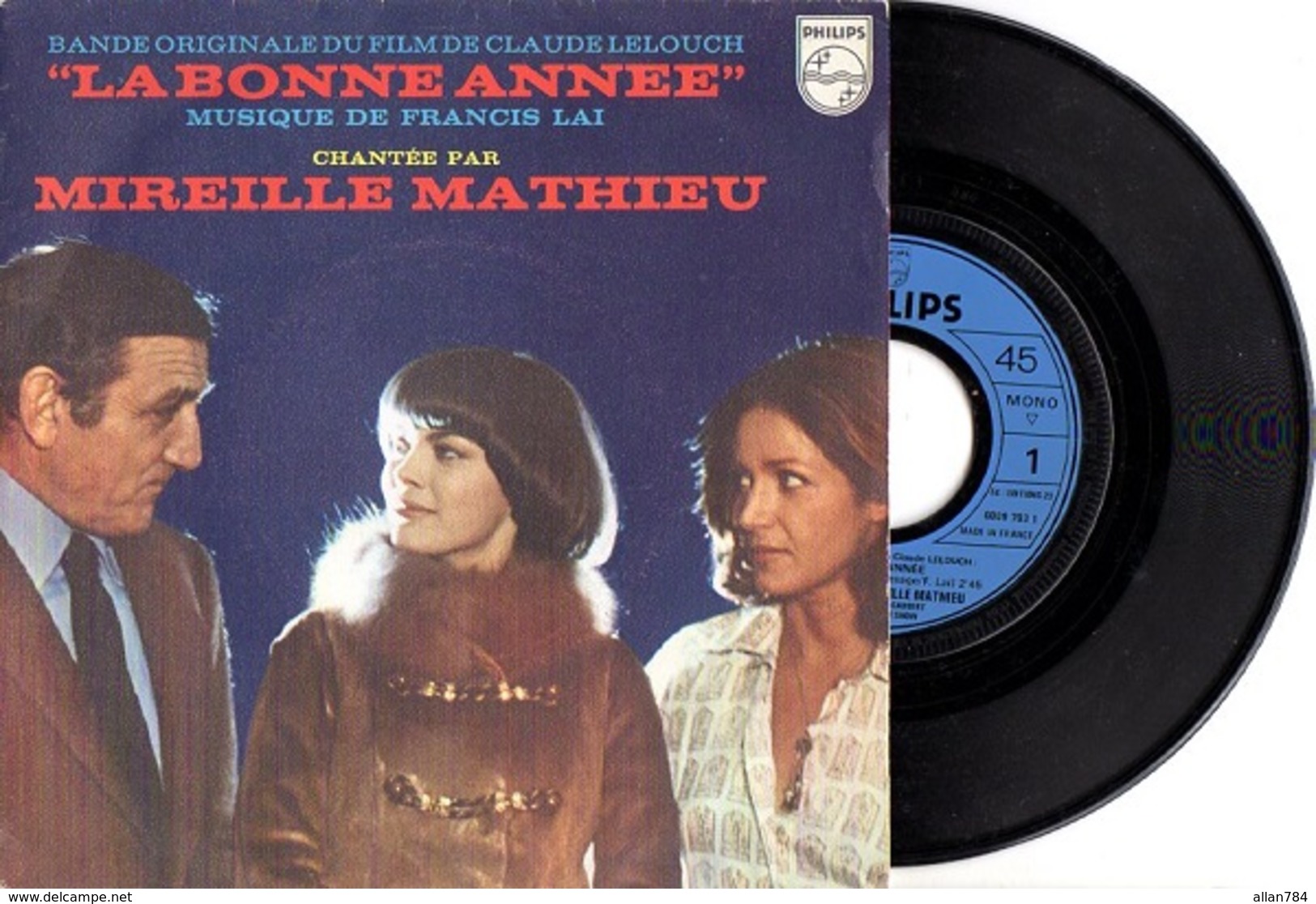 B.O.F.LA BONNE ANNEE - C. LELOUCH / F. LAI / M. MATHIEU / L. VENTURA / F. FABIAN - 1973 - EXCELLENT ETAT  QUASI NEUF - Musique De Films