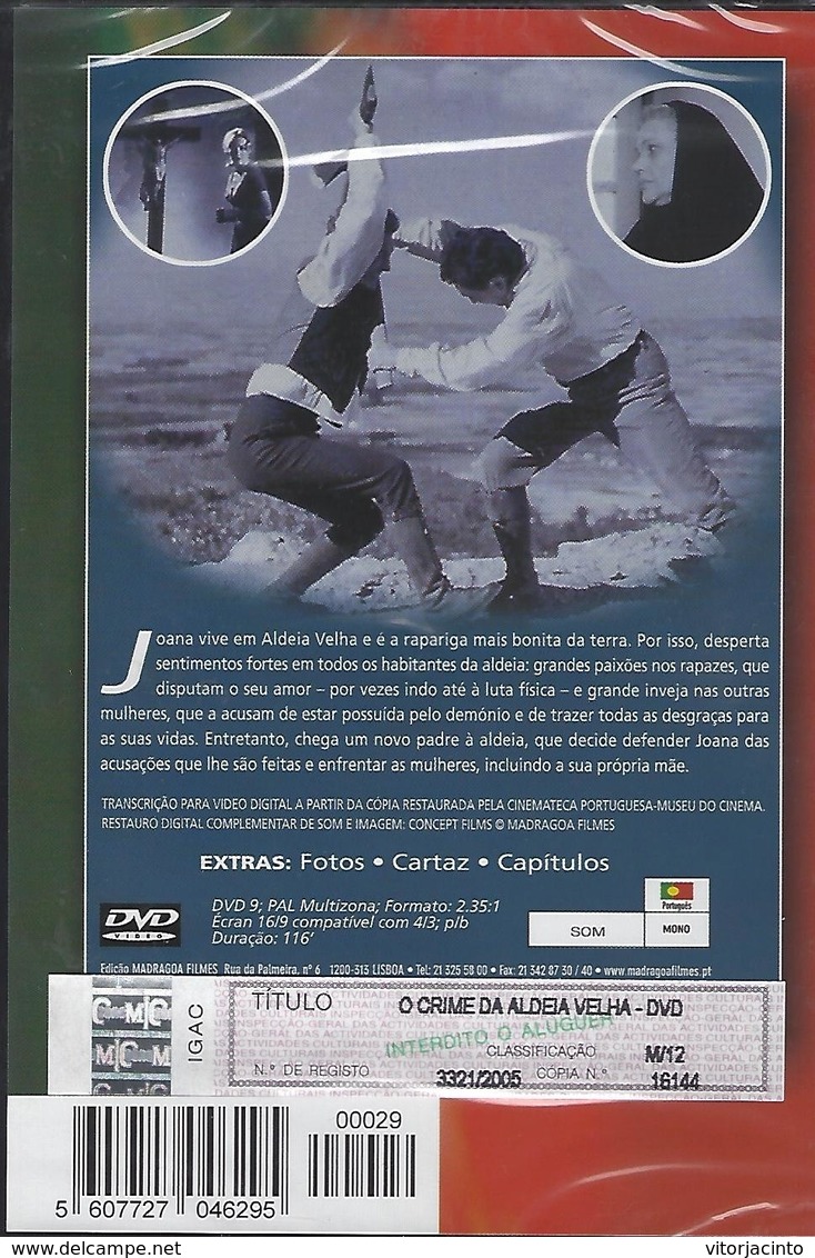 Portuguese Movie - O Crime Da Aldeia Velha - DVD - Drama