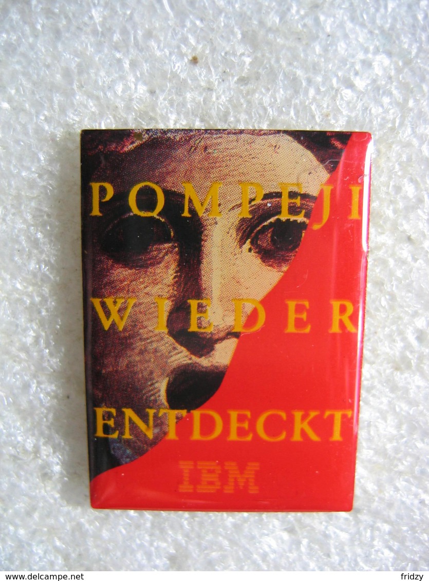 Pin's Allemand IBM, Pompeji Wieder Entdeckt (Pompéi Retrouvé) - Informatique