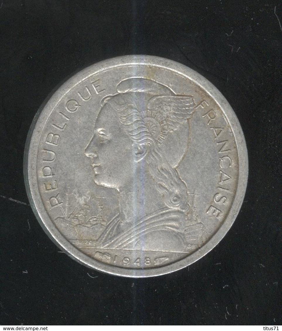 1 Franc Réunion 1948 - Reunión