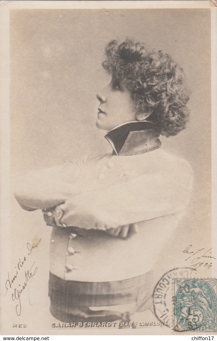 CPA  SARAH BERNHARDT Dans L'Aiglon     1904 - Entertainers