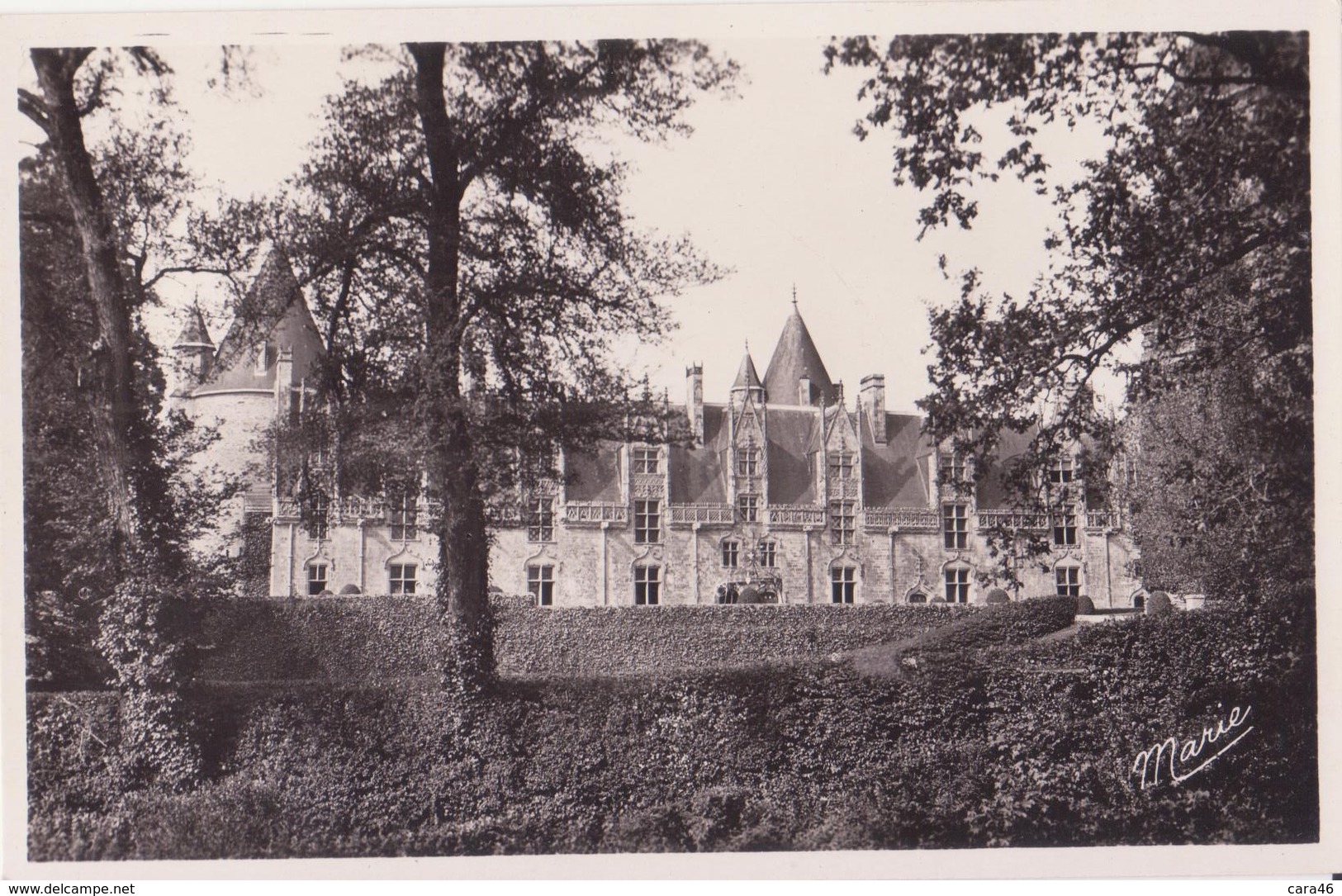 CSM  -  164. Château De Josselin - Façade Intérieure Vue Du Parc - Josselin