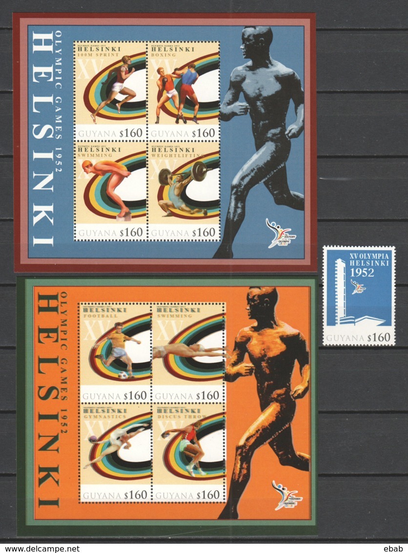 Guyana - Limited Edition Set 12 MNH - SUMMER OLYMPICS HELSINKI 1952 - Zomer 1952: Helsinki