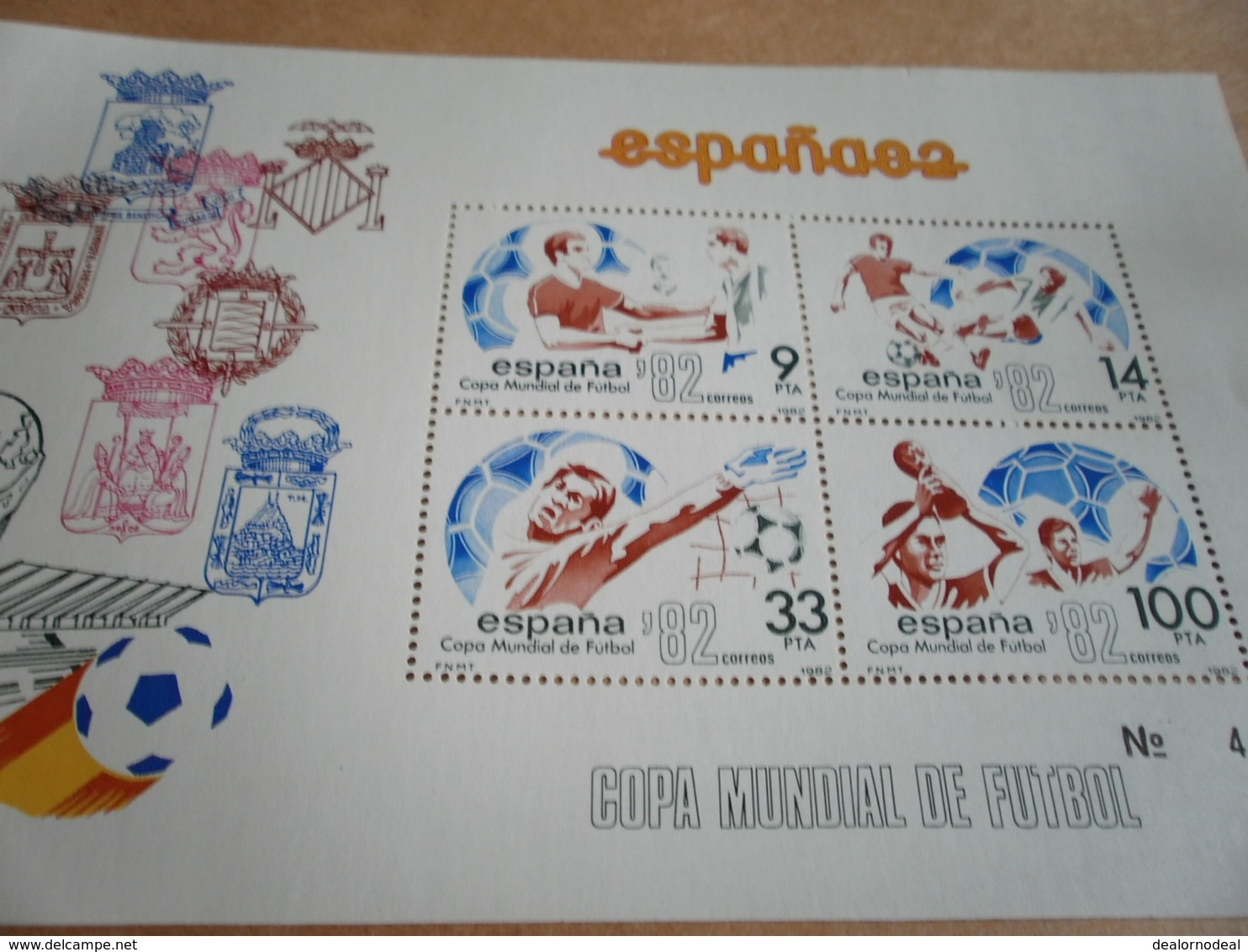 Miniature Sheets 1982 Football World Cup Spain Set Of 2 Sheets - Unused Stamps