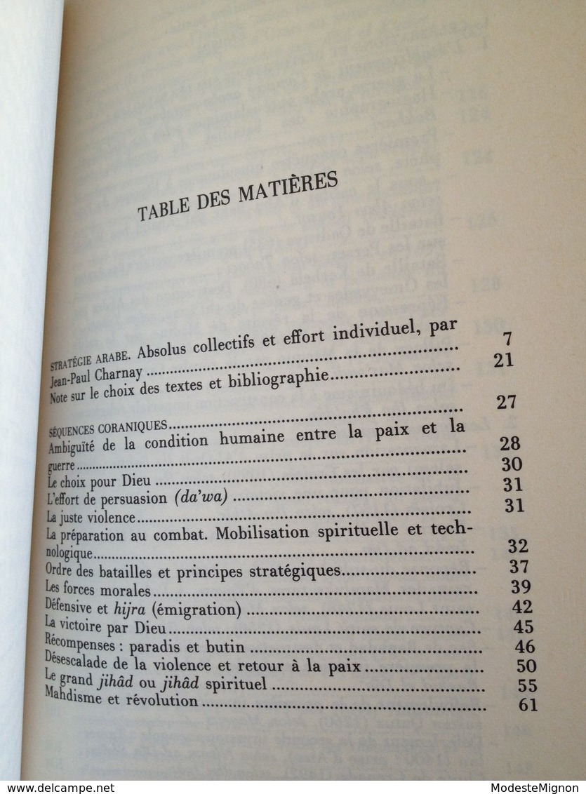 Principes de stratégie arabe de Jean-Paul Charnay