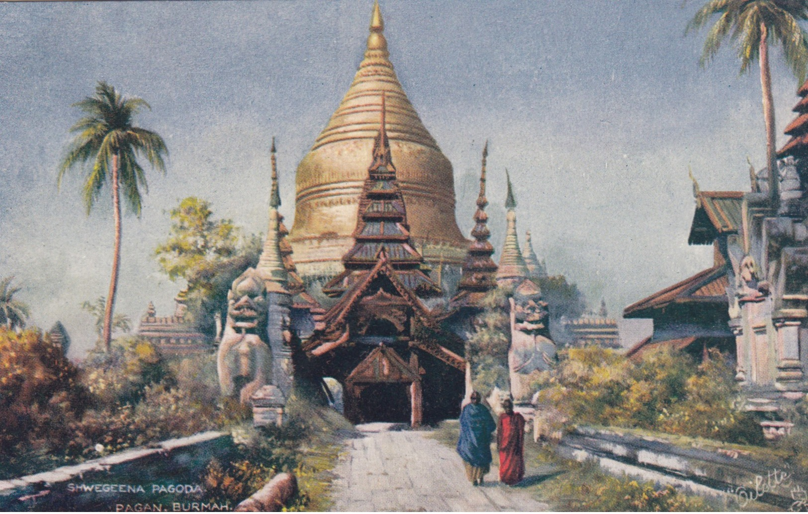 Pagan , BURMA , 1900-10s ; Shwegeena Pagoda ; TUCK 7238 - Myanmar (Burma)