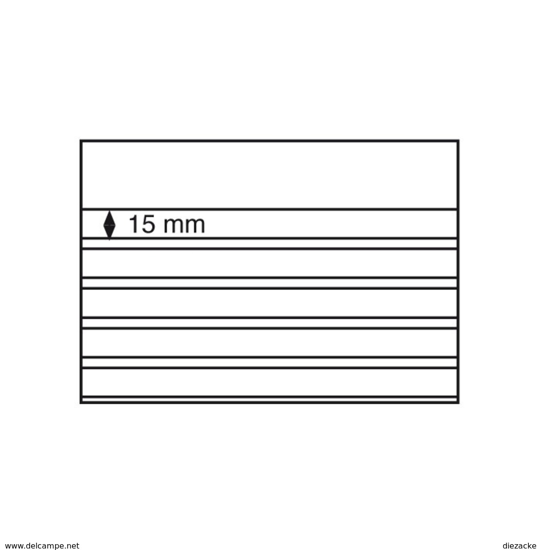 Leuchtturm Steckkarten Mit Schutzblatt 100 St. 5 Streifen (210x148) Neu (325551 - Other & Unclassified