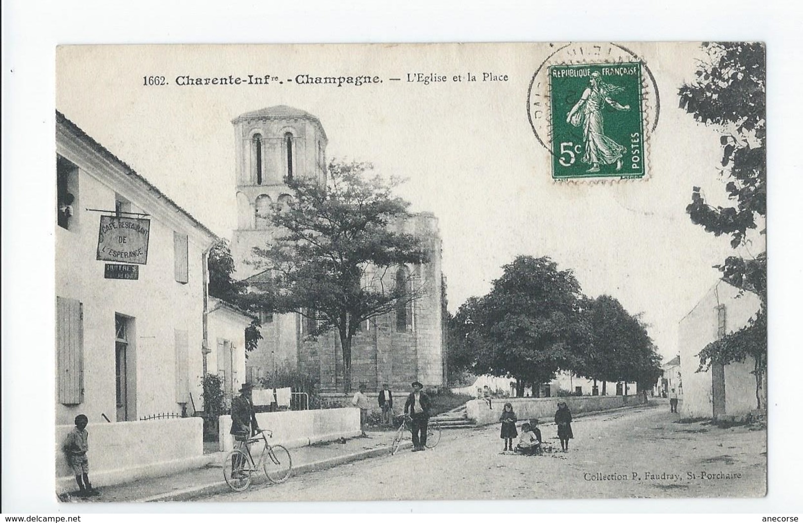 Champagne (  L église Et La Place ) - Autres & Non Classés