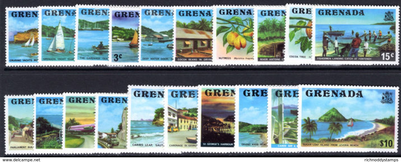 Grenada 1973-78 Set Unmounted Mint. - Grenada (1974-...)