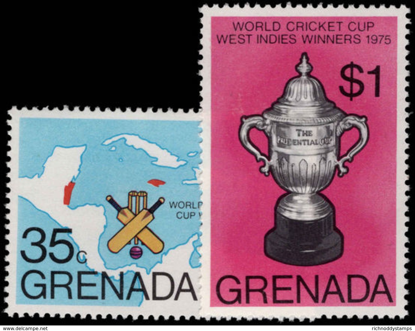 Grenada 1976 Cricket Unmounted Mint. - Grenada (1974-...)