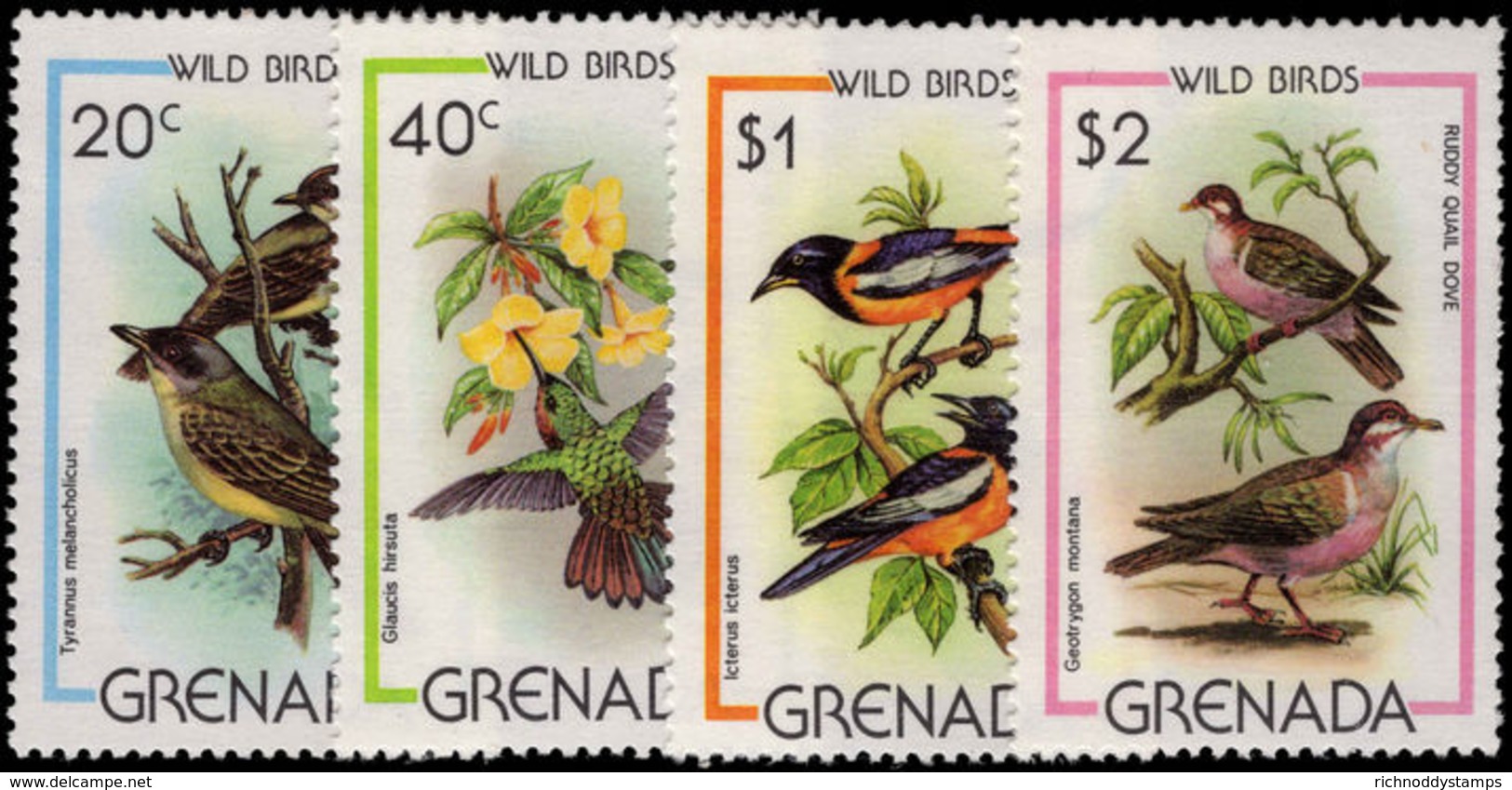 Grenada 1980 Wild Birds Unmounted Mint. - Grenada (1974-...)