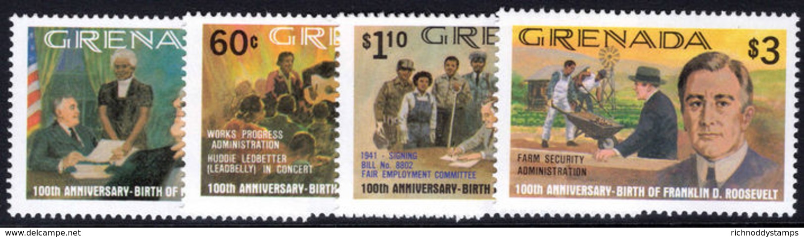 Grenada 1982 Roosevelt Unmounted Mint. - Grenada (1974-...)