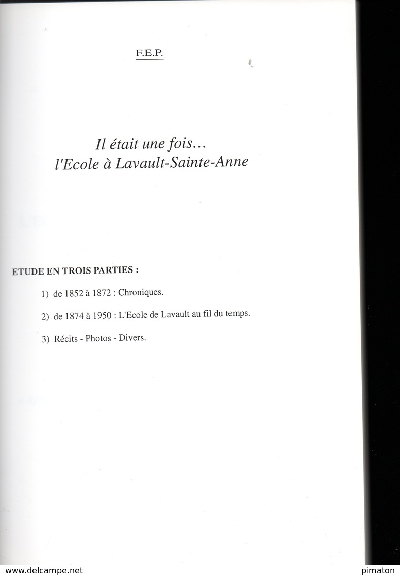 Il était Une Fois ... L'école à Lavault - Bourbonnais