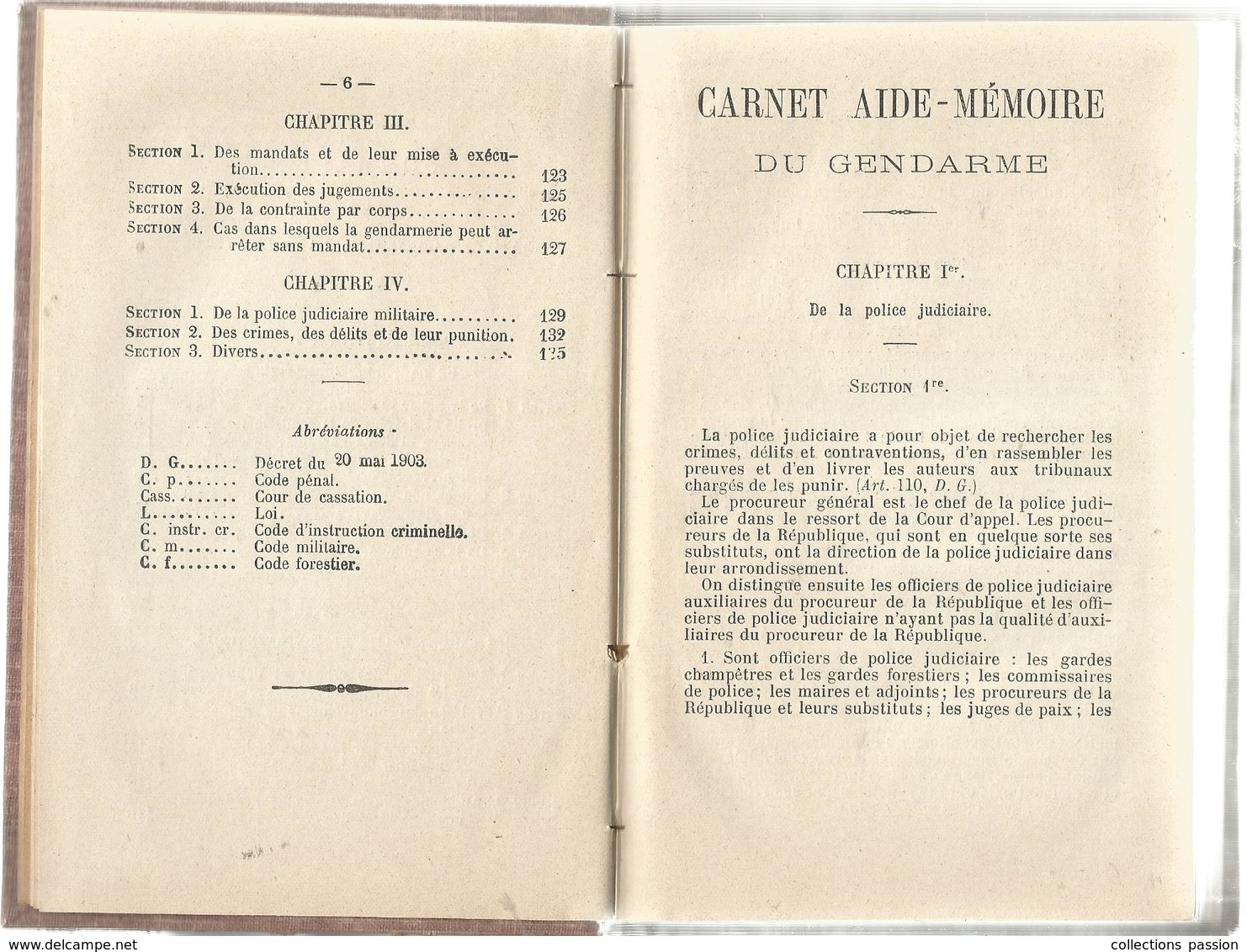 Carnet , Aide Mémoire Du GENDARME ,  136 Pages, 4 Scans, Frais Fr 2.95e - Français