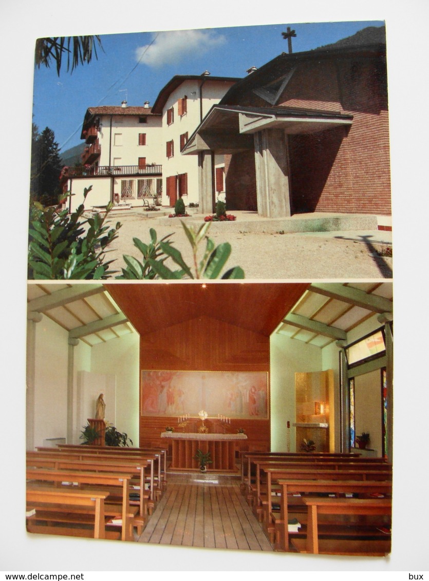 CRESPANO DEL GRAPPA   S. MARIA DEL  COVOLO  LA CHIESA  CASA SDI SPIRI TUALITA  TREVISO    VENETO  VIAGGIATA     * - Treviso