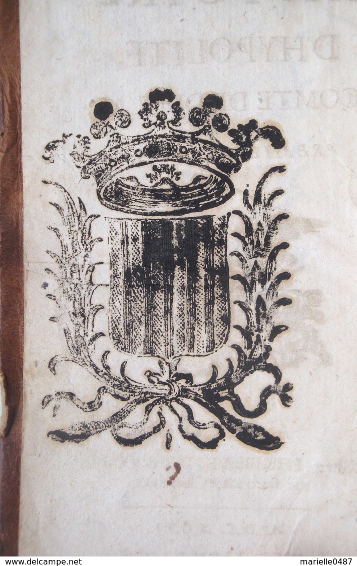 Histoire d'Hypolite, comte de Duglas. Lyon, 1696. 2 vol