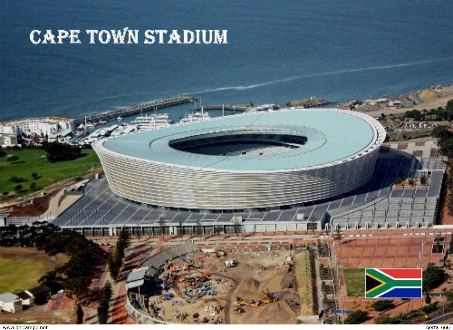 South Africa Cape Town Stadium New Postcard Stadion AK Südafrika Stadion AK - Fussball