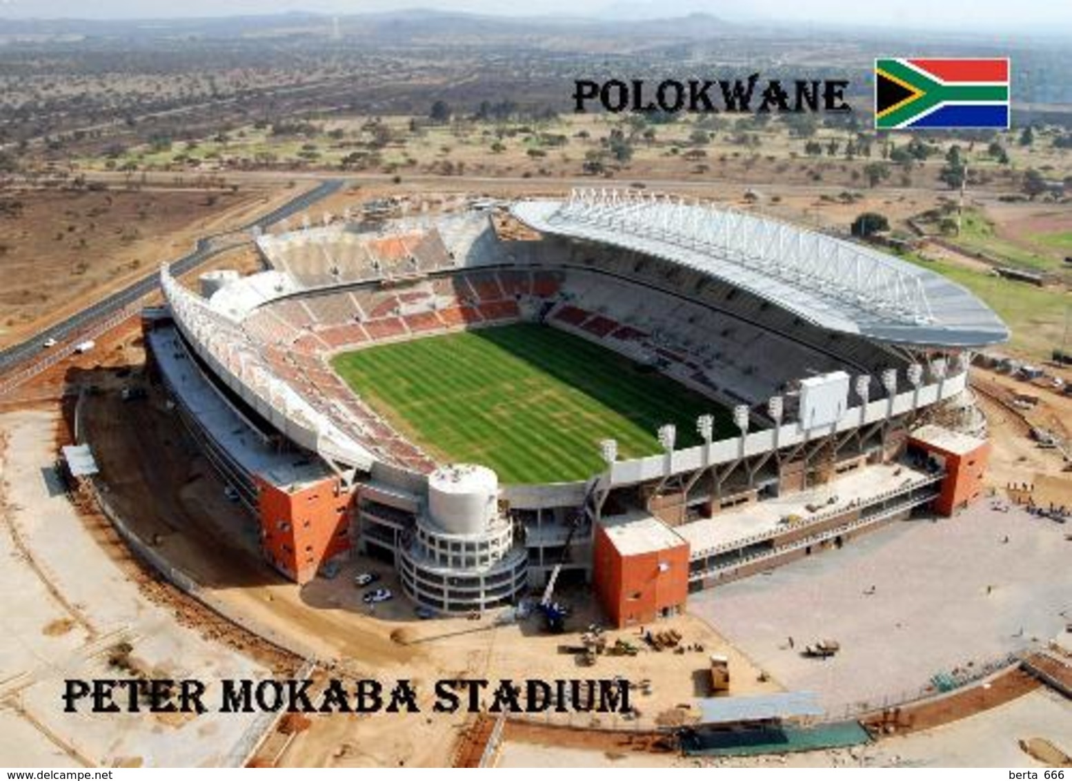 South Africa Polokwane Peter Mokaba Stadium New Postcard Stadion AK Südafrika Stadion AK - Fussball