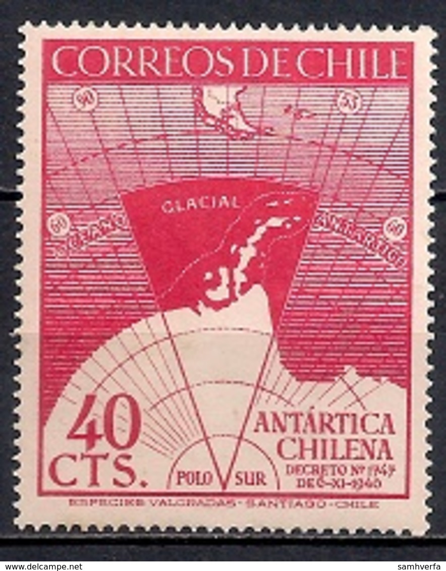 Chile  1947 - Chilean Claims To Antarctica - Chile