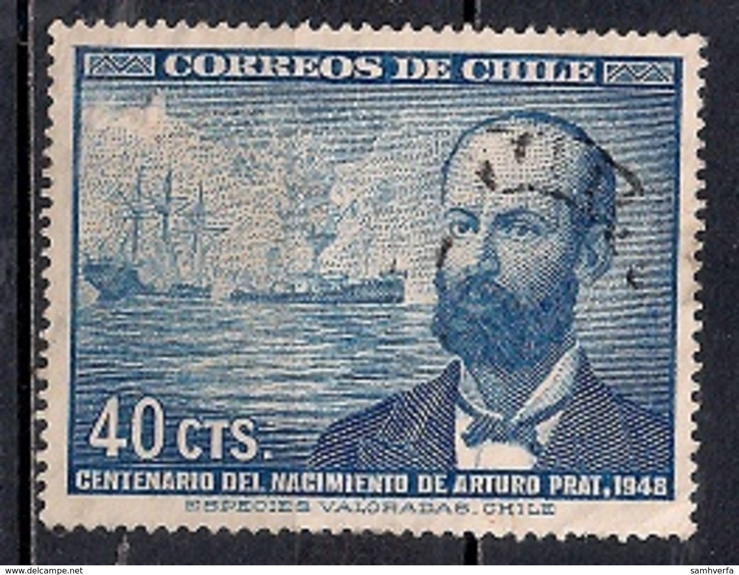 Chile  1948 - The 100th Anniversary Of The Birth Of Prat Chacon - Chile