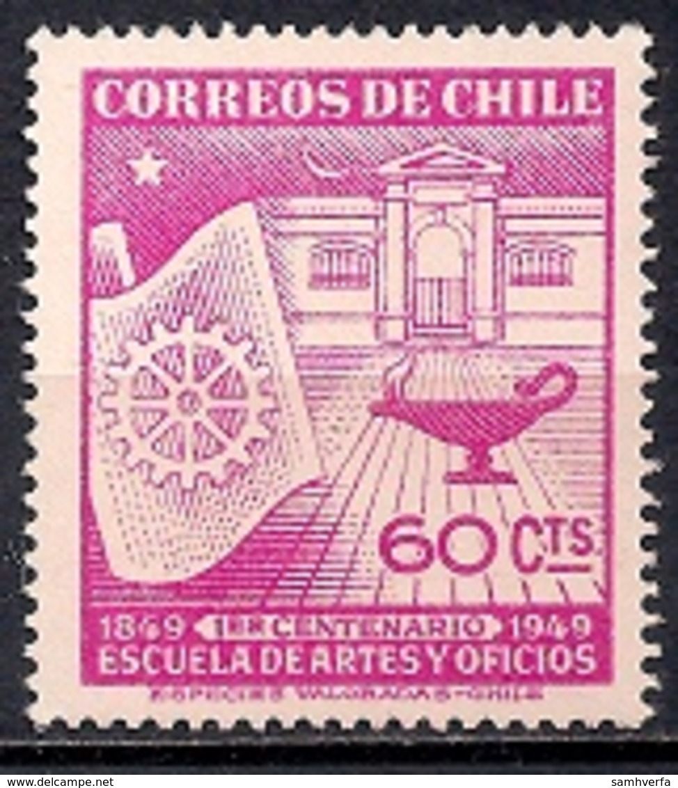 Chile  1949 - The 100th Anniversary Of School Of Arts And Crafts, Santiago - Chile