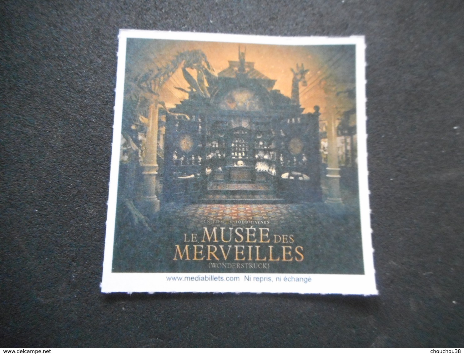 BILLET De CINEMA "LE MUSEE DES  MERVEILLES"" - Autres Formats