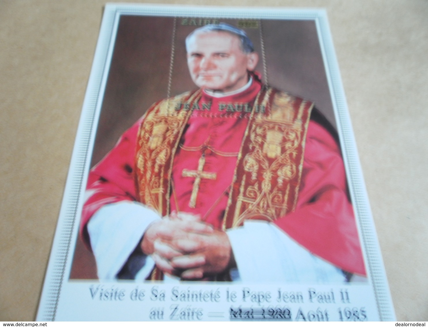 Miniature Sheet Belize Pope John Paul Visit - Other & Unclassified