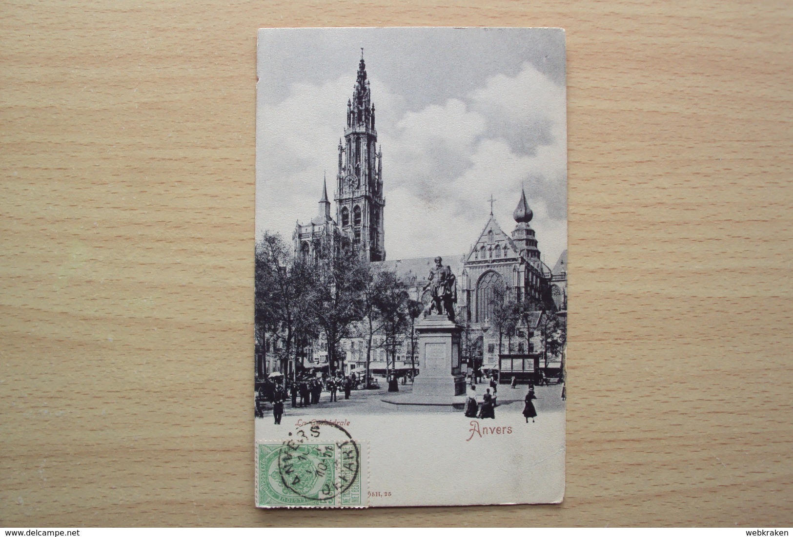 EUROPA BELGIO BELGIQUE BELGIE CARTOLINA POST CARD FROM ANVERS - Altri & Non Classificati