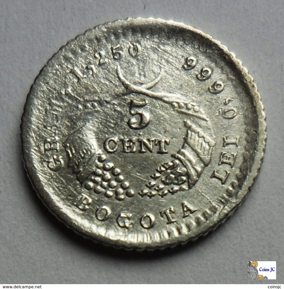 Colombia - Bogotá - 5 Centavos - 1883 - Colombia