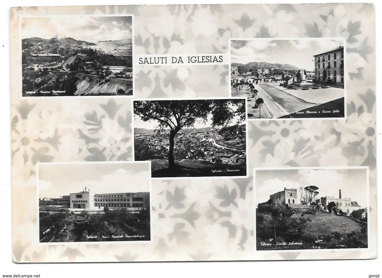 SALUTI DA IGLESIAS - 1958 - Bromofoto N° 93 - Multivues - Iglesias
