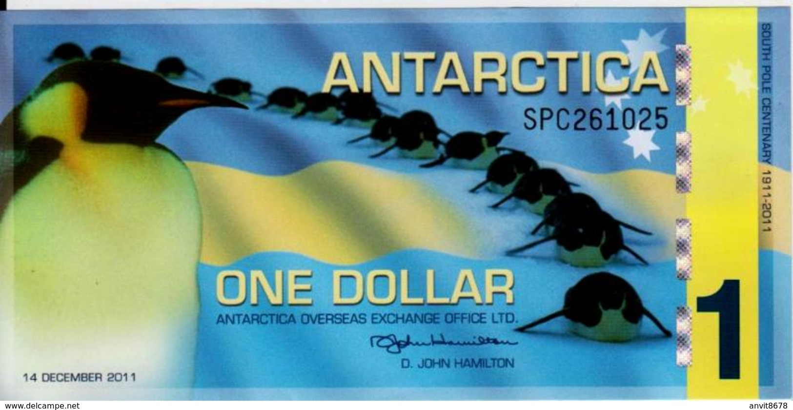 ANTARCTICA 1  FRANCS  2011 UNC - Non Classificati