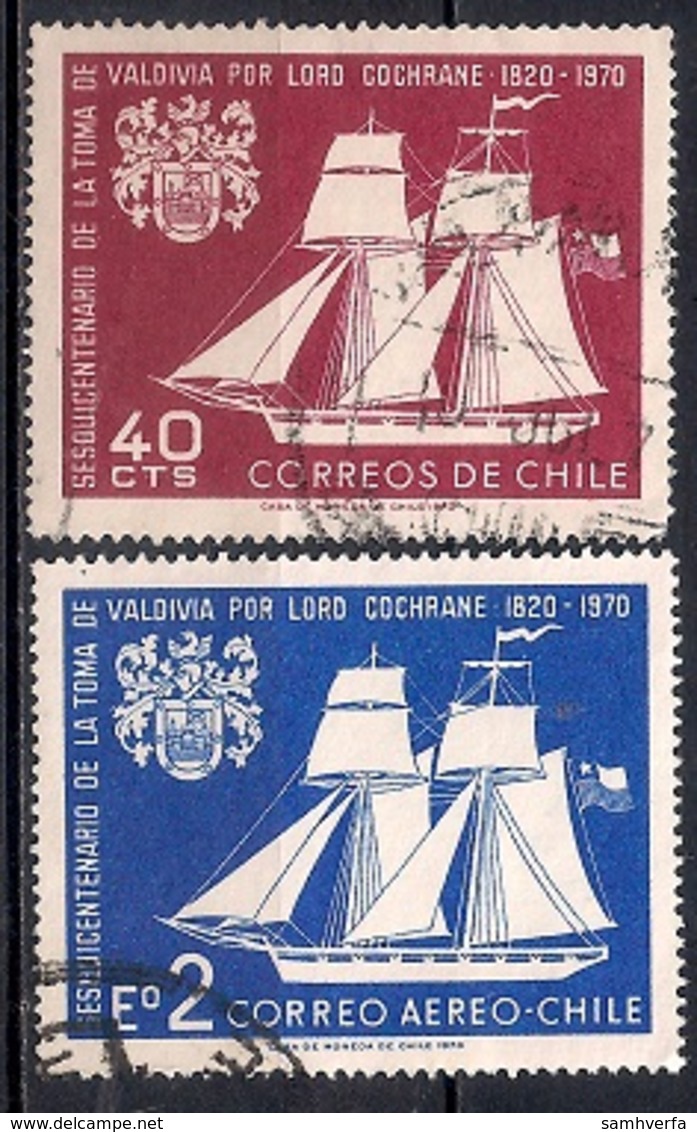 Chile 1970 - The 150th Anniversary Of Capture Of Valdivia By Lord Cochrane - Chile