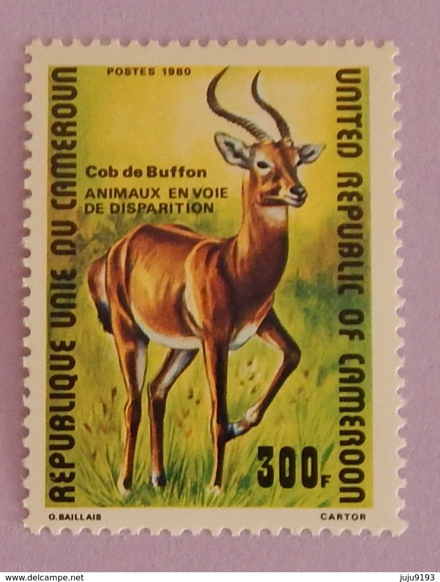 CAMEROUN YT 663 NEUF(**) "COB DE BUFFON "ANNÉE 1981 - Cameroon (1960-...)