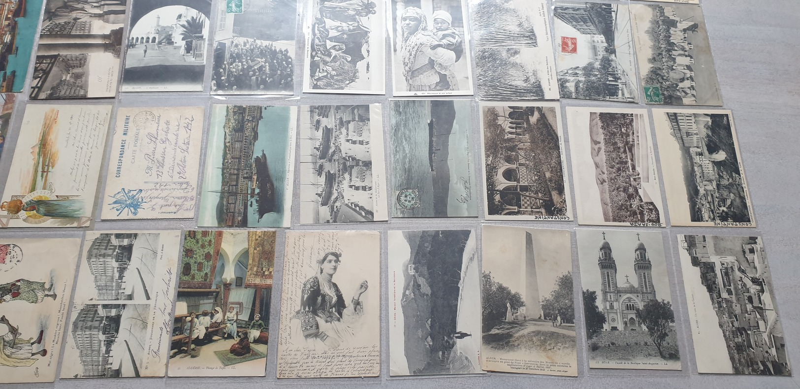 CPA AFRIQUE DU NORD / ALGERIE / Lot de 50 cartes postales anciennes  non triées