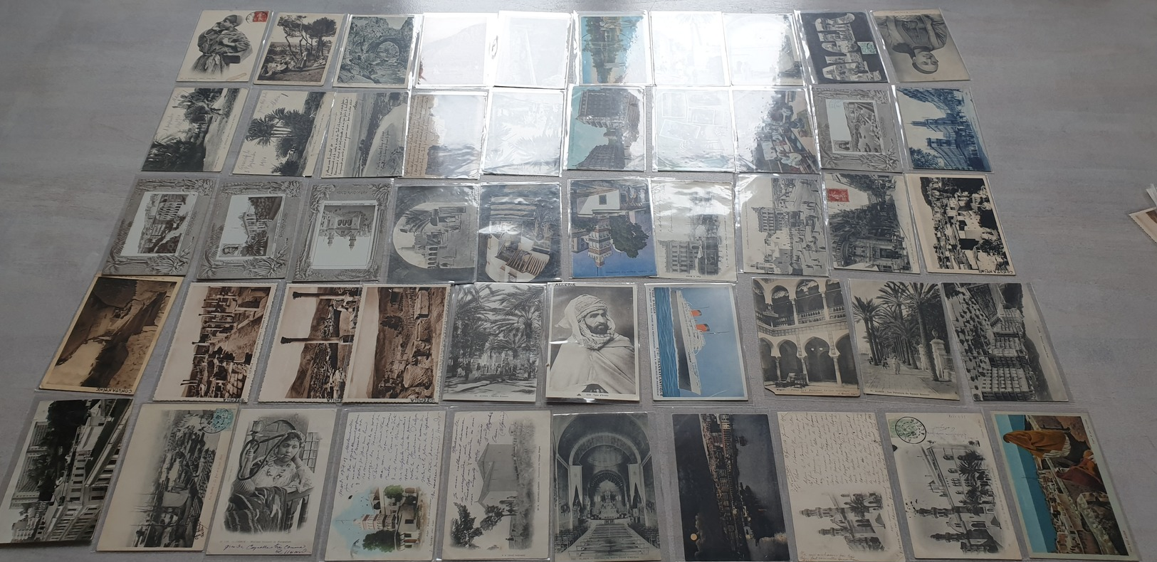 CPA AFRIQUE DU NORD / ALGERIE / Lot de 50 cartes postales anciennes  non triées