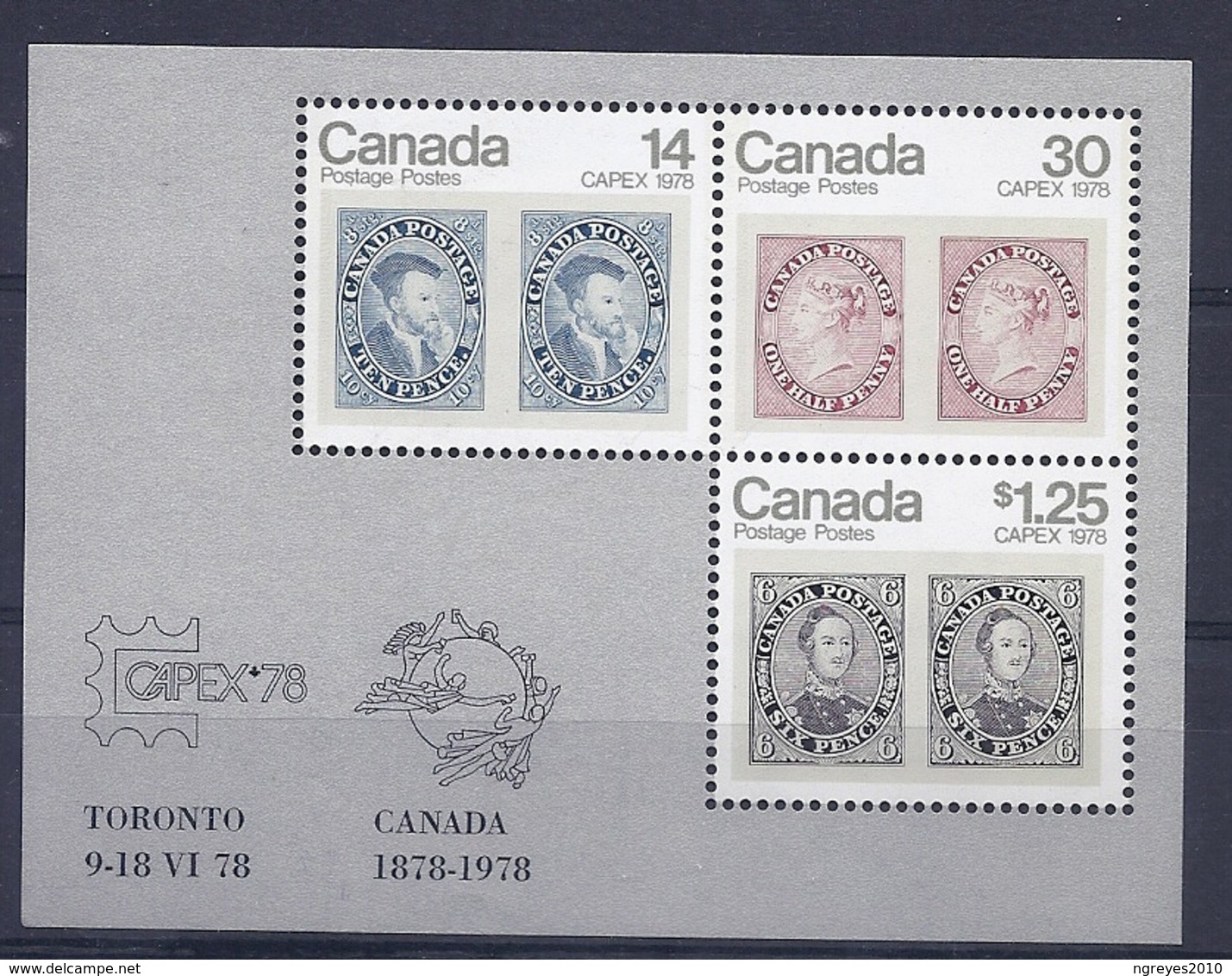 190031754   CANADA  YVERT    HB  Nº  1    **/MNH - Blocks & Sheetlets