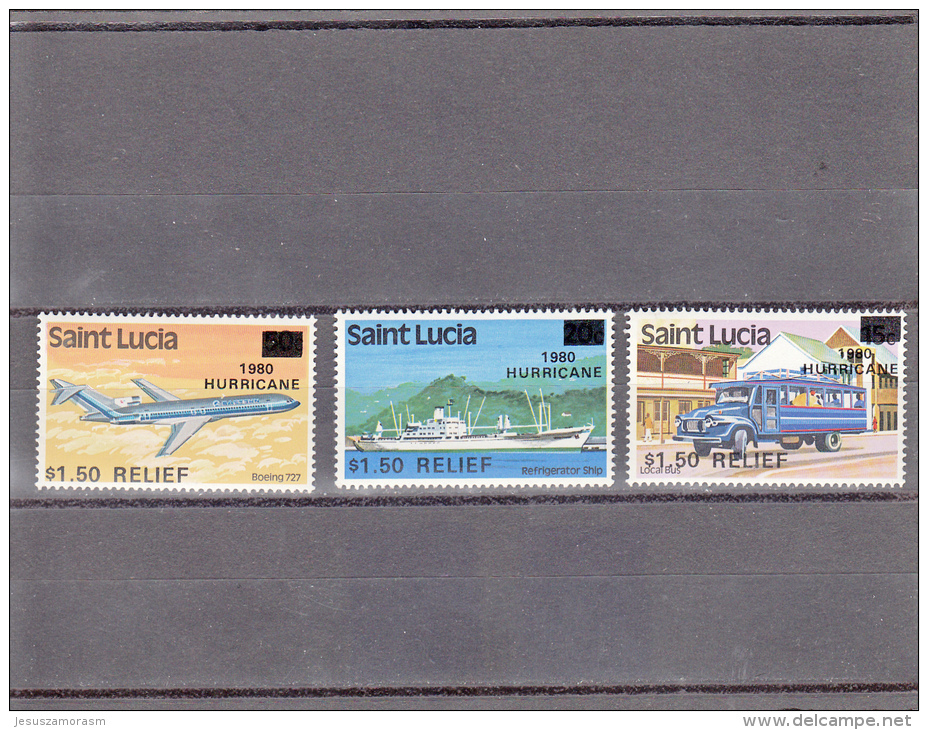 Santa Lucia Nº 520 Al 522 - St.Lucia (1979-...)