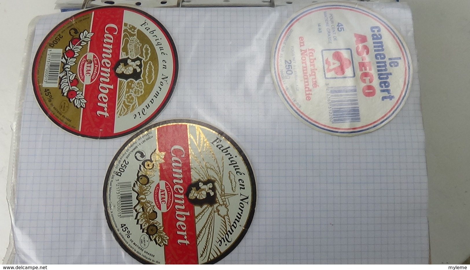 Grosse Collection De Couvercles Et étiquettes (259 Dans Ce Classeur) De Fromages Français. 10/10 Voir Commentaires !!! - Fromage